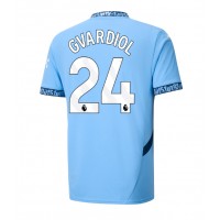 Camisa de time de futebol Manchester City Josko Gvardiol #24 Replicas 1º Equipamento 2024-25 Manga Curta